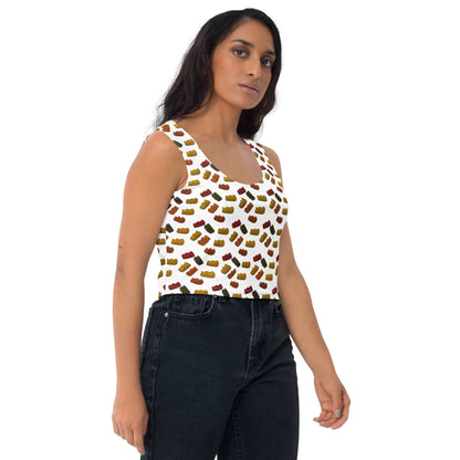 Gummy Bears - Crop Top - White
