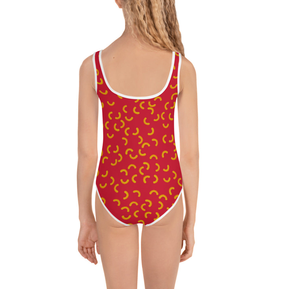Cheezy Doodles - Kids Swimsuit red