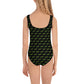 Green Snake - Kids Swimsuit Black