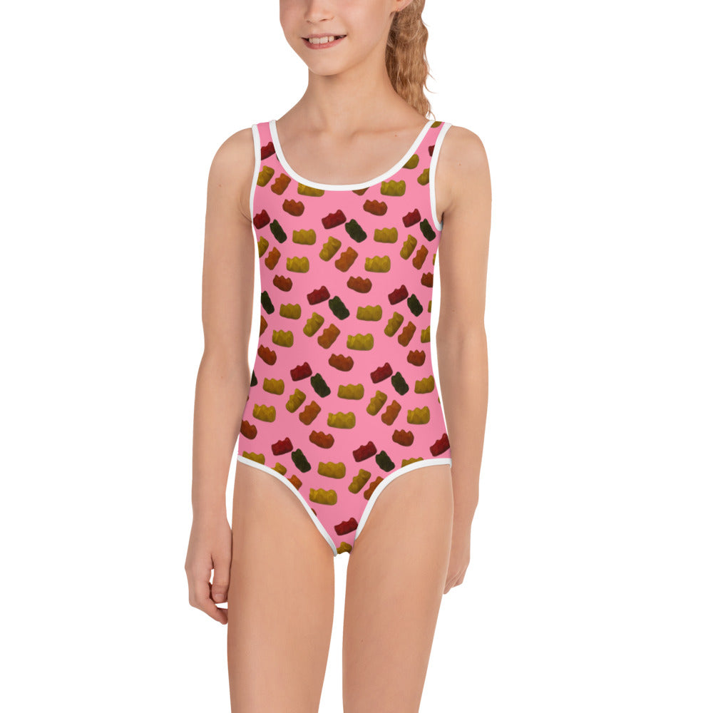 Gummy Bears - Kids Swimsuit - Pink