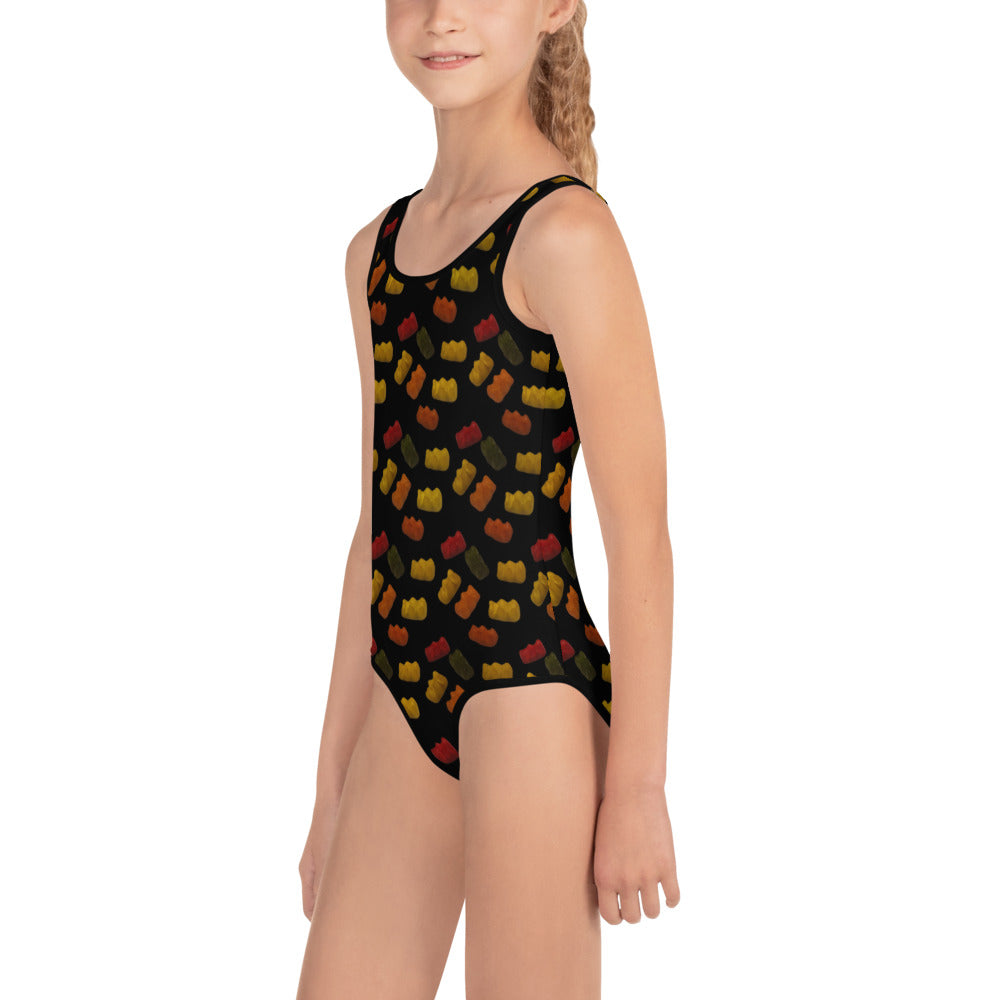 Gummy Bears - Kids Swimsuit - Black