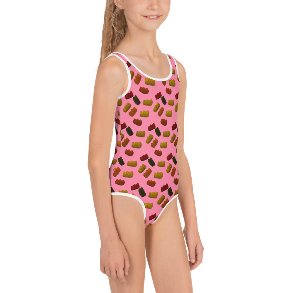 Gummy Bears - Kids Swimsuit - Pink