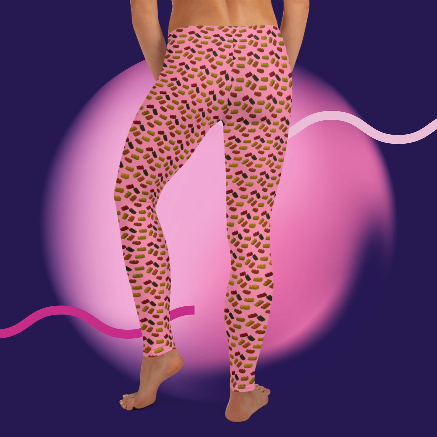 Gummy Bear - Leggings - Pink