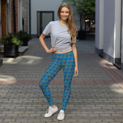 Gummy Bears - Leggings - Blue
