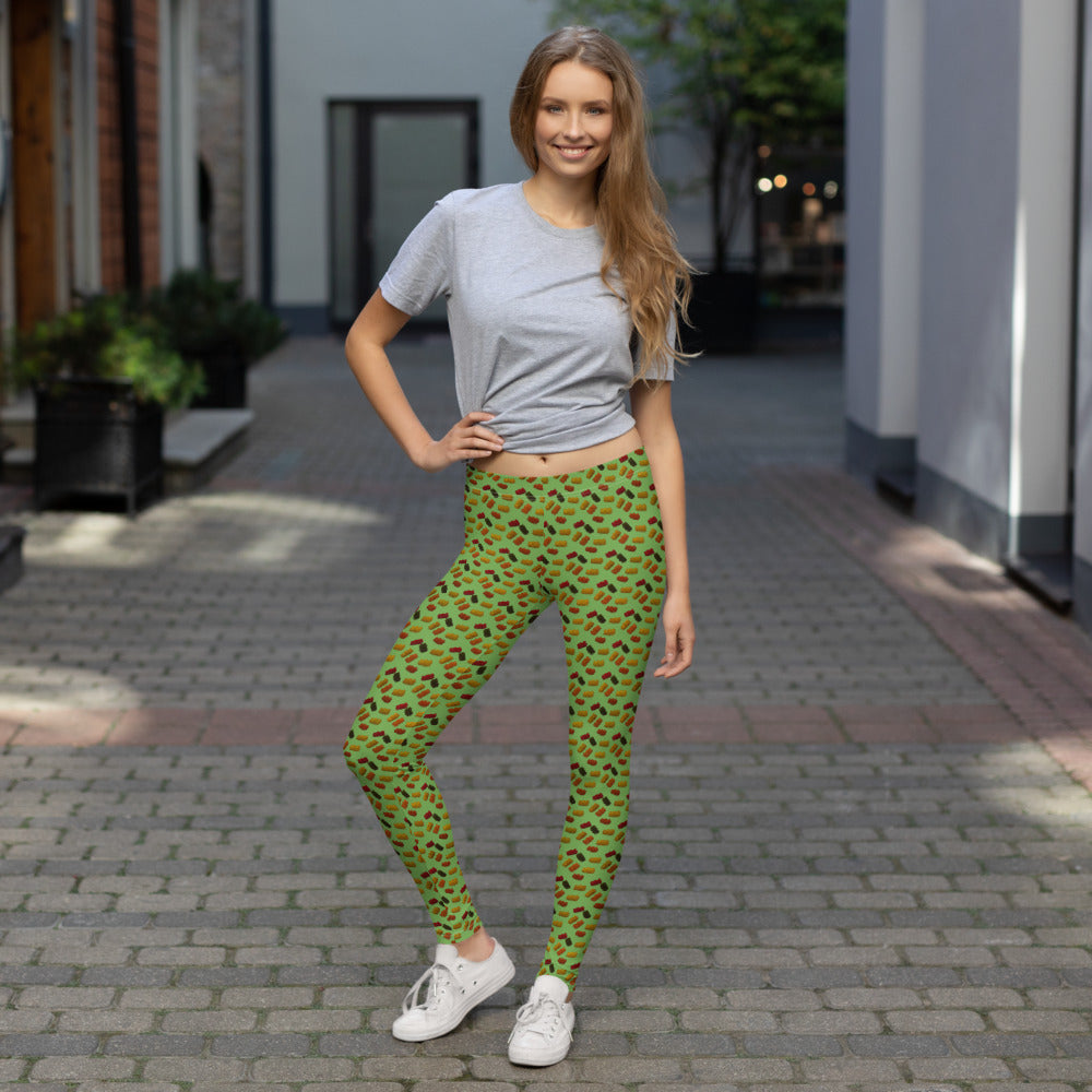 Gummy Bears - Leggings - Green
