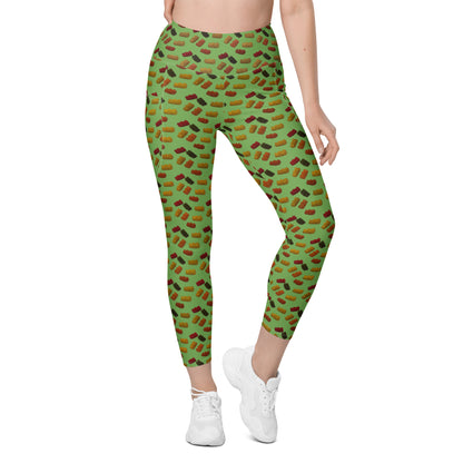 Gummy Bears - Leggings with pockets - Green