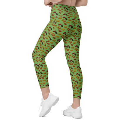 Gummy Bears - Leggings with pockets - Green