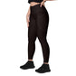 Heart Leggings with pockets - Black