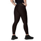 Heart Leggings with pockets - Black