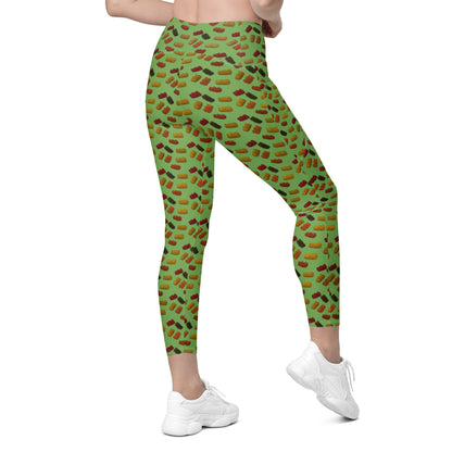 Gummy Bears - Leggings with pockets - Green