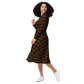 Gummy Bears long sleeve midi dress - Black