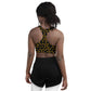 Cheezy doodels - Longline sports bra black