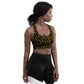 Cheezy doodels - Longline sports bra black