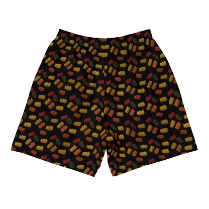 Gummy Bears - Men's Athletic Long Shorts - Black
