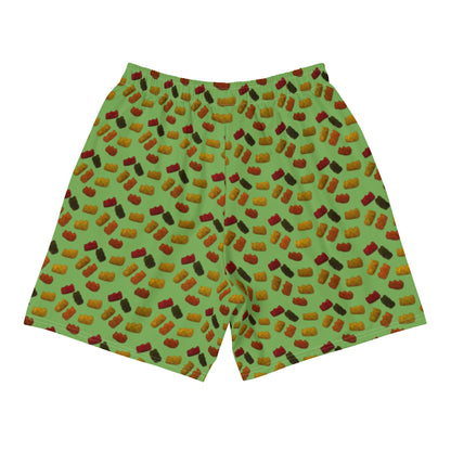 Gummy Bears - Men's Athletic Long Shorts - Green