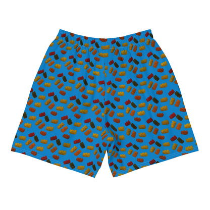 Gummy Bears - Men's Athletic Long Shorts - Blue