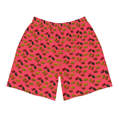 Gummy Bears - Men's Athletic Long Shorts - Red