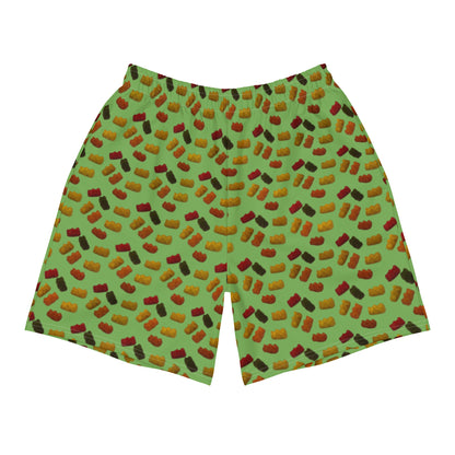 Gummy Bears - Men's Athletic Long Shorts - Green