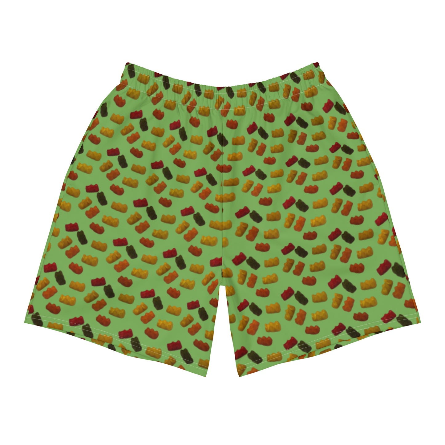 Gummy Bears - Men's Athletic Long Shorts - Green
