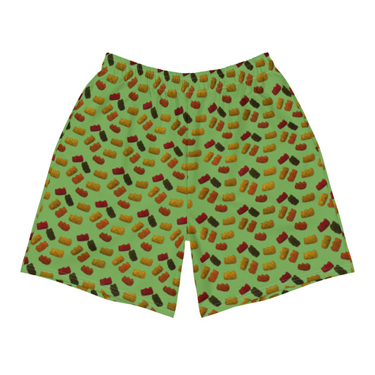 Gummy Bears - Men's Athletic Long Shorts - Green