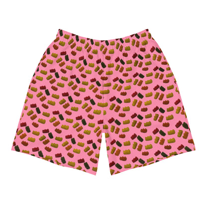 Gummy Bears - Men's Athletic Long Shorts - Pink
