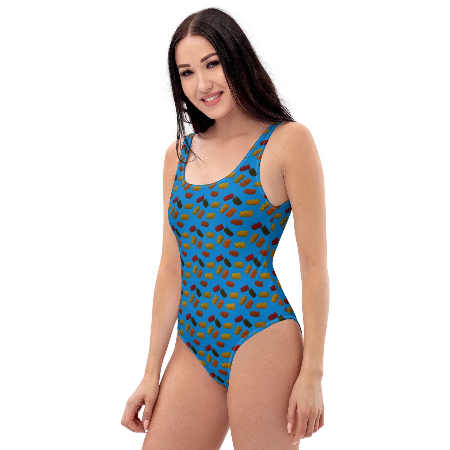 Gummy Bears - One-Piece Swimsuit - Blue