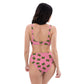 Jelly butterfly - Recycled high-waisted bikini - Pink