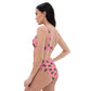 Jelly butterfly - Recycled high-waisted bikini - Pink
