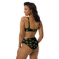 Jelly butterfly - Recycled high-waisted bikini - Black