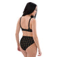 Cola - Recycled high-waisted bikini - Black