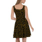 Cheezy doodels - Skater Dress black