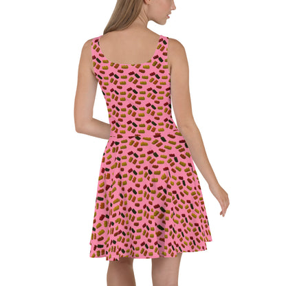 Gummy Bears - Skater Dress - Pink