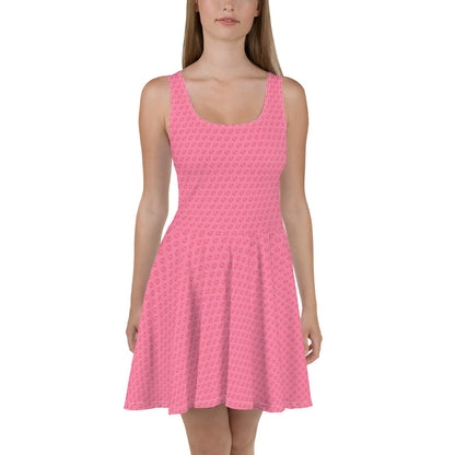 Pink Heart - Skater Dress