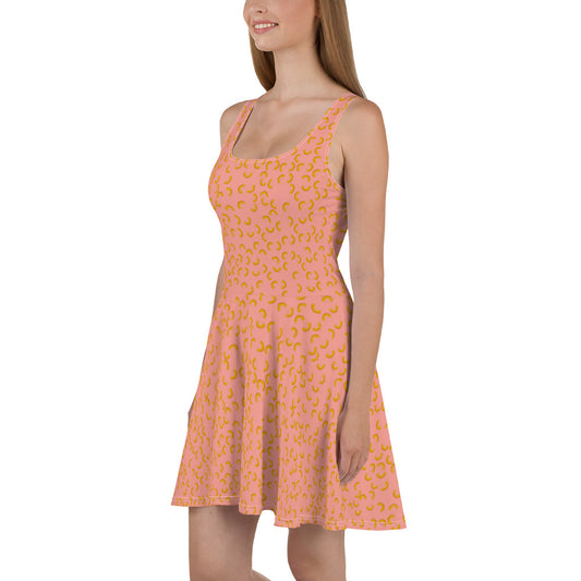 Cheezy doodeles - Skater Dress pink