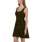 Cheezy doodels - Skater Dress black