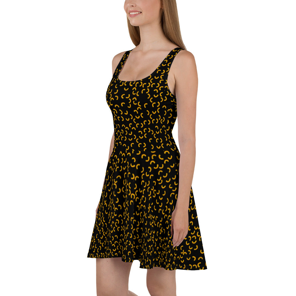 Cheezy doodels - Skater Dress black