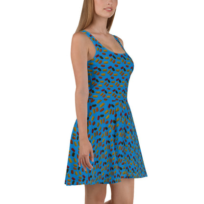 Gummy Bears - Skater Dress - Blue