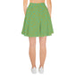 Cheezy doodels - Skater Skirt green