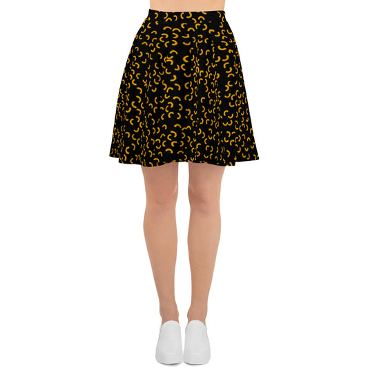 Cheezy doodels - Skater Skirt black