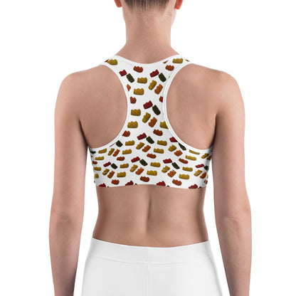 Gummy Bears - Sports bra - White