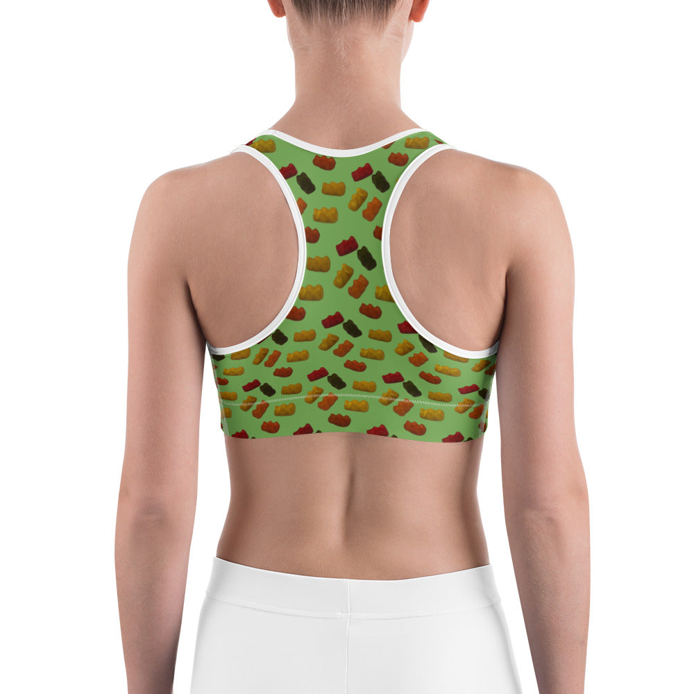 Gummy Bears - Sports bra - Green