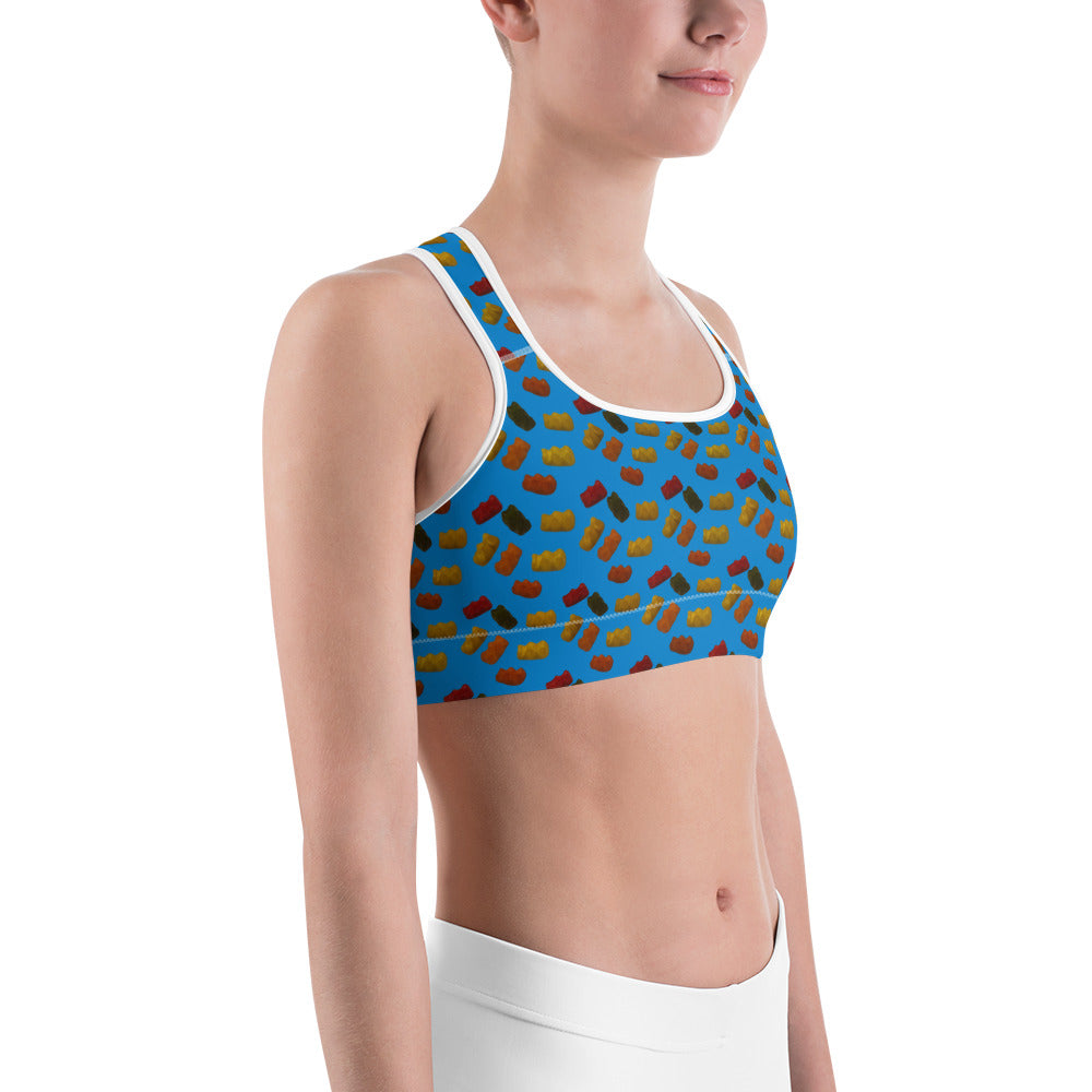 Gummy Bears - Sports bra -Blue