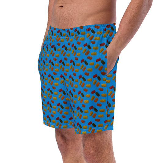 Gummy Bears - Men's swim trunks - Blue