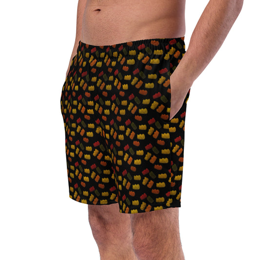 Gummy Bears - Men's swim trunks - Black