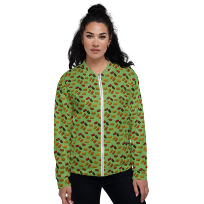 Gummy Bears - Unisex Bomber Jacket - Green