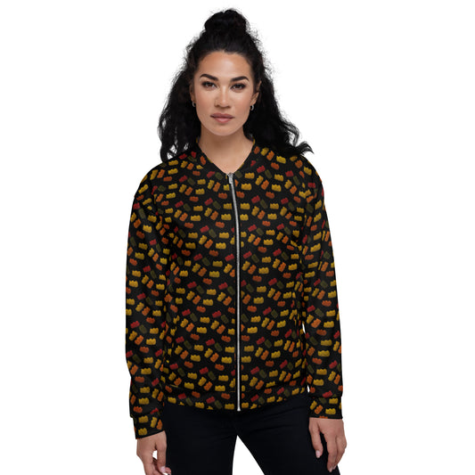 Gummy Bears - Unisex Bomber Jacket - Black