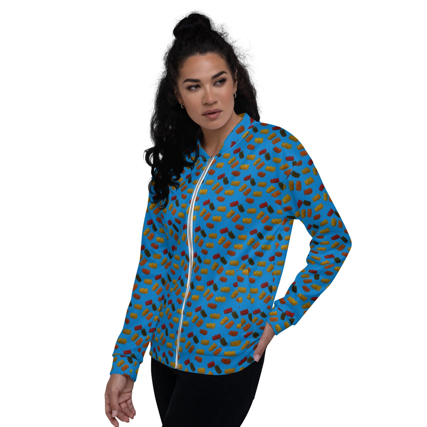 Gummy Bears - Unisex Bomber Jacket - Blue