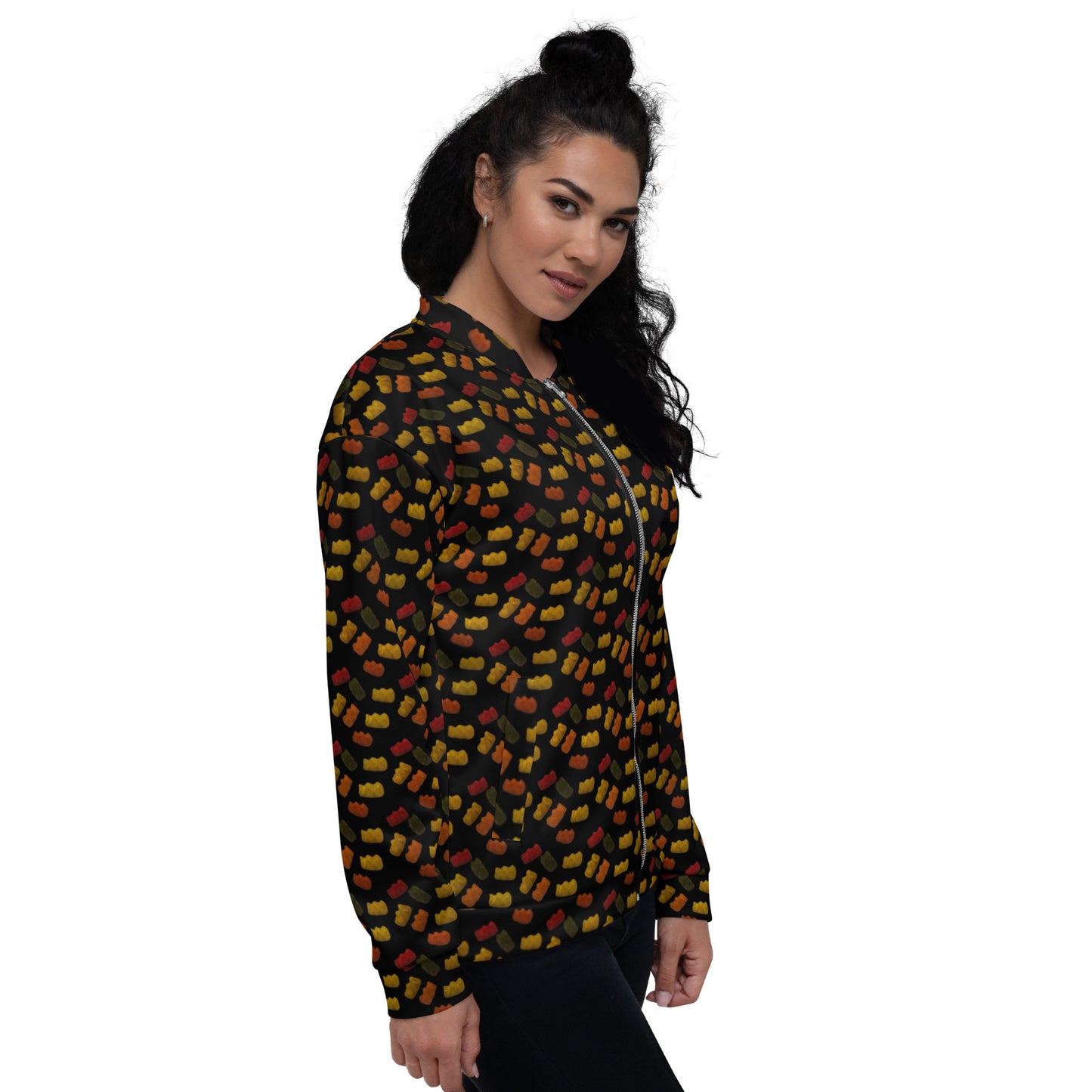 Gummy Bears - Unisex Bomber Jacket - Black