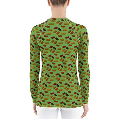 Gummy Bears - Women's Rash Guard - Green