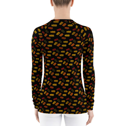Gummy Bears - Women's Rash Guard - Black